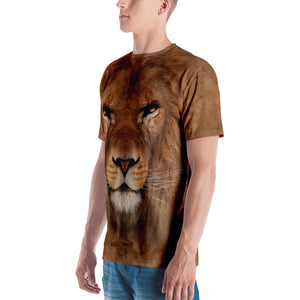Lion "All Over Animal" Men's T-shirt All Over T-Shirts by Design Express