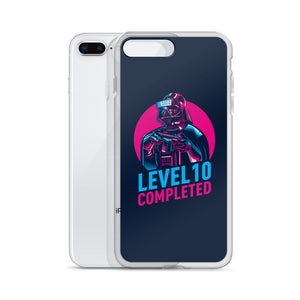 Darth Vader Level 10 Completed (Dark) iPhone Case iPhone Cases by Design Express