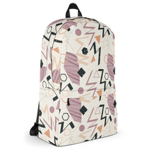 Mix Geometrical Pattern 02 Backpack by Design Express