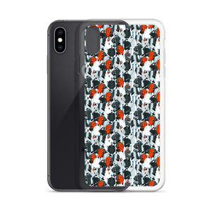 Mask Society Illustration iPhone Case by Design Express