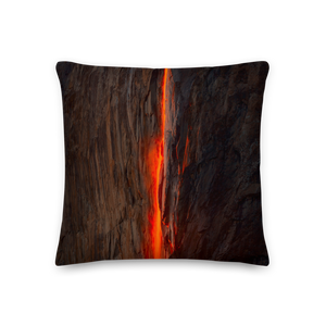 18×18 Horsetail Firefall Square Premium Pillow by Design Express