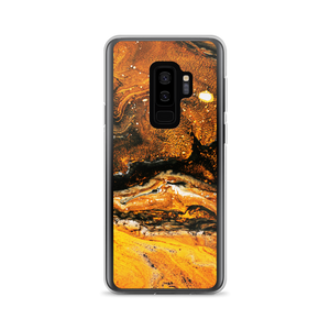 Samsung Galaxy S9+ Yellow Orange Abstract Samsung Case by Design Express