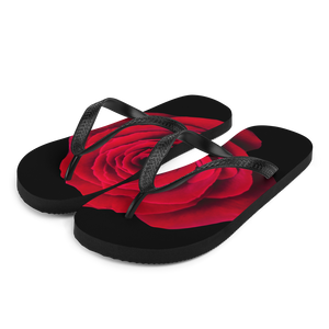 S Charming Red Rose Flip-Flops by Design Express