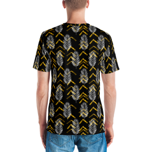 Tropical Leaves Pattern Men's T-shirt by Design Express