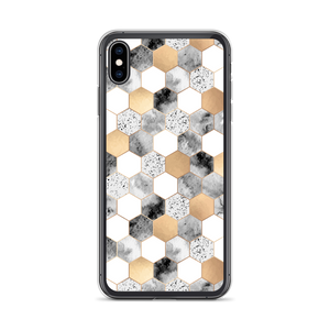 iPhone XS Max Hexagonal Pattern iPhone Case by Design Express