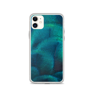 iPhone 11 Green Blue Peacock iPhone Case by Design Express