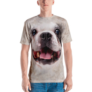 XS Boston Terrier Dog "All Over Animal" Men's T-shirt All Over T-Shirts by Design Express