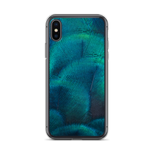 iPhone X/XS Green Blue Peacock iPhone Case by Design Express