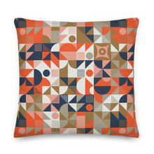 22×22 Mid Century Pattern Premium Pillow by Design Express