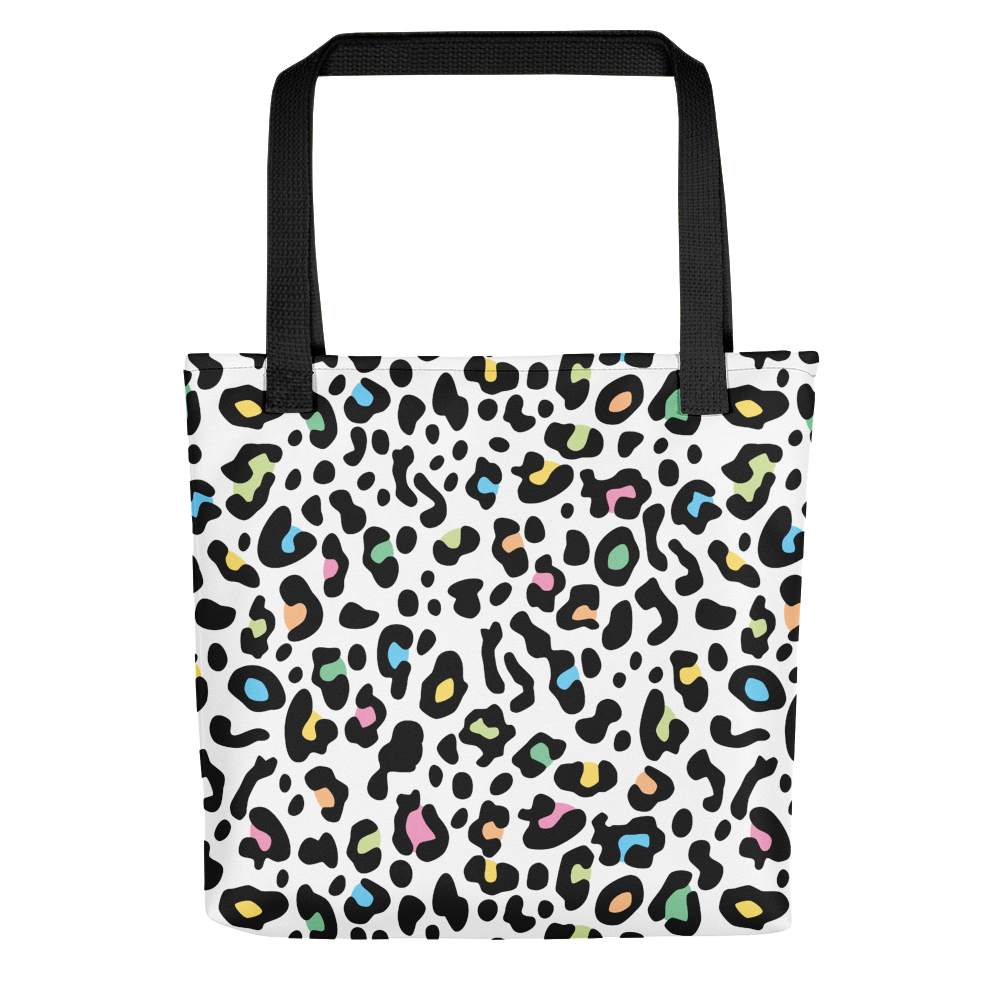 Default Title Color Leopard Print Tote Bag by Design Express