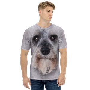 XS Schnauzer Dog Men's T-shirt by Design Express