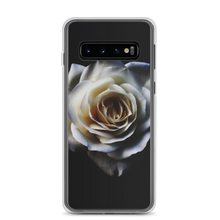 Samsung Galaxy S10 White Rose on Black Samsung Case by Design Express