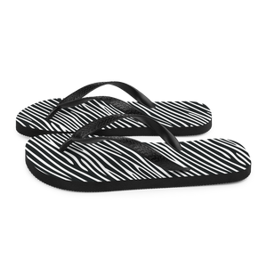 Zebra Print Flip-Flops by Design Express