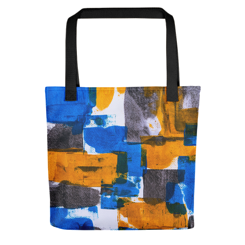 Default Title Bluerange Abstract Painting Tote Bag by Design Express