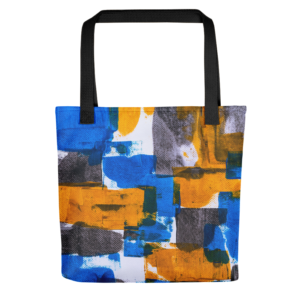 Default Title Bluerange Abstract Painting Tote Bag by Design Express
