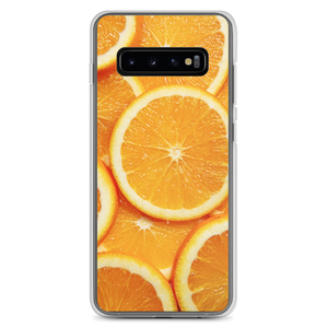 Samsung Galaxy S10+ Sliced Orange Samsung Case by Design Express