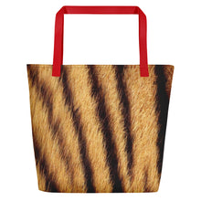 Tiger "All Over Animal" 4 Beach Bag Totes by Design Express
