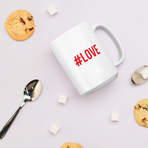 15oz Hashtag #LOVE "Red or Dead" Mug Mugs by Design Express