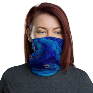 Default Title Blue Marble Neck Gaiter Masks by Design Express