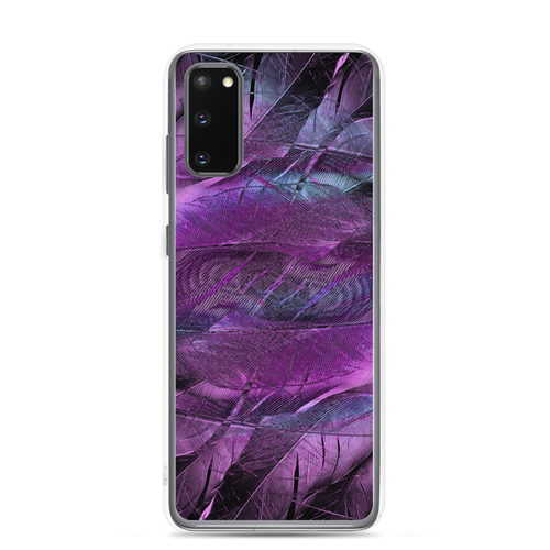 Samsung Galaxy S20 Purple Feathers by Design Express