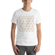 White / S Diamonds Patterns Short-Sleeve Unisex T-Shirt by Design Express