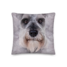 18×18 Schnauzer Dog Premium Pillow by Design Express