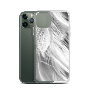 White Feathers iPhone Case by Design Express
