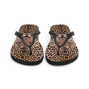 Leopard Face Flip-Flops by Design Express