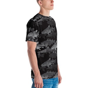 Grey Black Catfish Men's T-shirt by Design Express