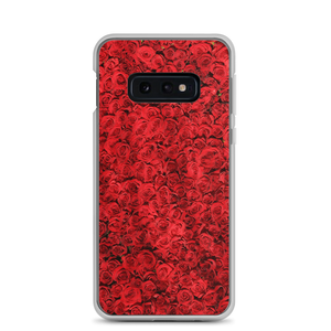 Samsung Galaxy S10e Red Rose Pattern Samsung Case by Design Express