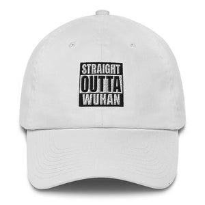 Default Title Straight Outta Wuhan Baseball Cap (100% Made in the USA 🇺🇸) Baseball Caps by Design Express