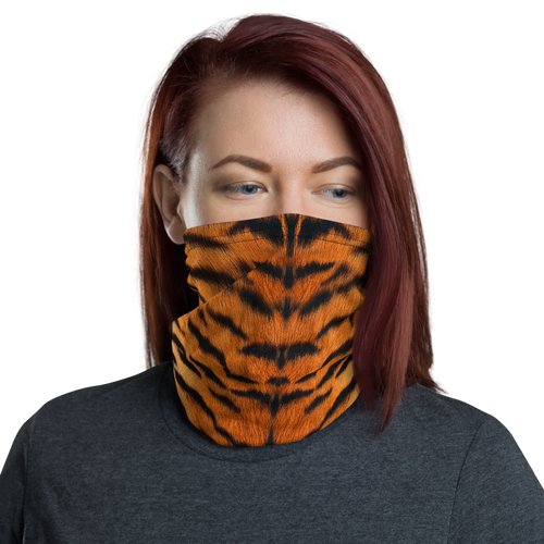 Default Title Tiger Texture Neck Gaiter Masks by Design Express