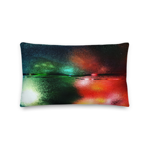 Default Title Rainy Bokeh Rectangle Premium Pillow by Design Express