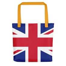 Yellow United Kingdom Flag "All Over" Tote bag Totes by Design Express
