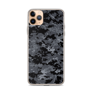 iPhone 11 Pro Max Dark Grey Digital Camouflage Print iPhone Case by Design Express