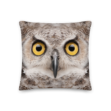 Great Horned Owl Square Premium Pillow by Design Express