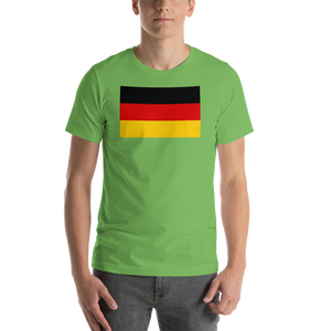 Leaf / S Germany Flag Short-Sleeve Unisex T-Shirt by Design Express