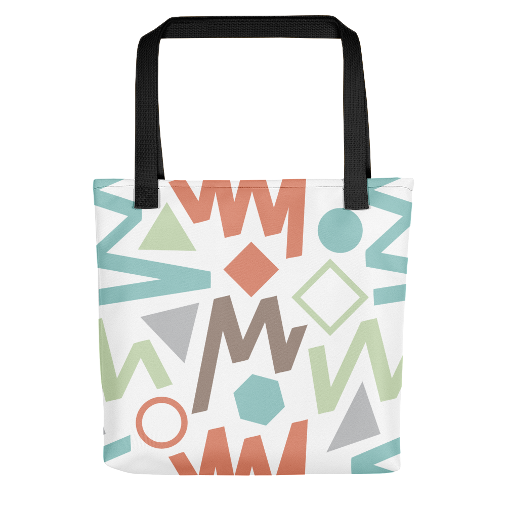 Default Title Soft Geometrical Pattern 02 Tote Bag by Design Express