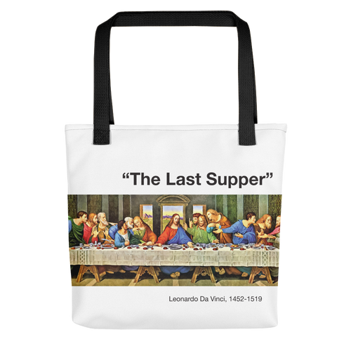 Default Title The Last Supper White Tote bag by Design Express