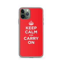 iPhone 11 Pro Red Keep Calm and Carry On iPhone Case iPhone Cases by Design Express