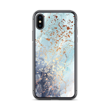 iPhone X/XS Soft Blue Gold iPhone Case by Design Express