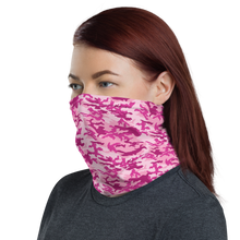 Brighter Pink Camo Neck Gaiter Masks by Design Express