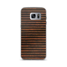 Samsung Galaxy S7 Edge Horizontal Brown Wood Samsung Case by Design Express