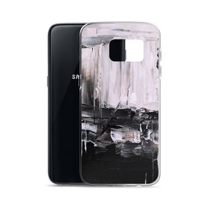 Black & White Abstract Painting Samsung Case by Design Express