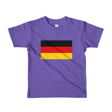 Purple / 2yrs Germany Flag Short sleeve kids t-shirt by Design Express