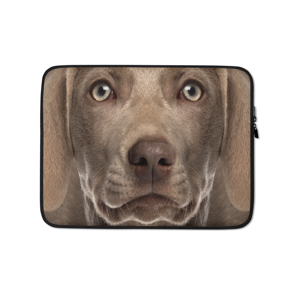 13 in Weimaraner Dog Laptop Sleeve by Design Express