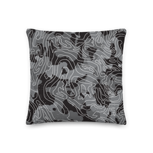 Grey Black Camoline Square Premium Pillow by Design Express