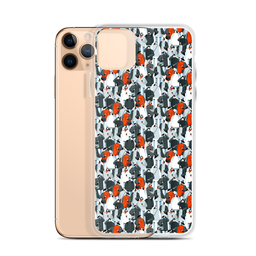 Mask Society Illustration iPhone Case by Design Express