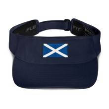 Navy Scotland Flag "Solo" Visor by Design Express