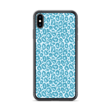 iPhone XS Max Teal Leopard Print iPhone Case by Design Express